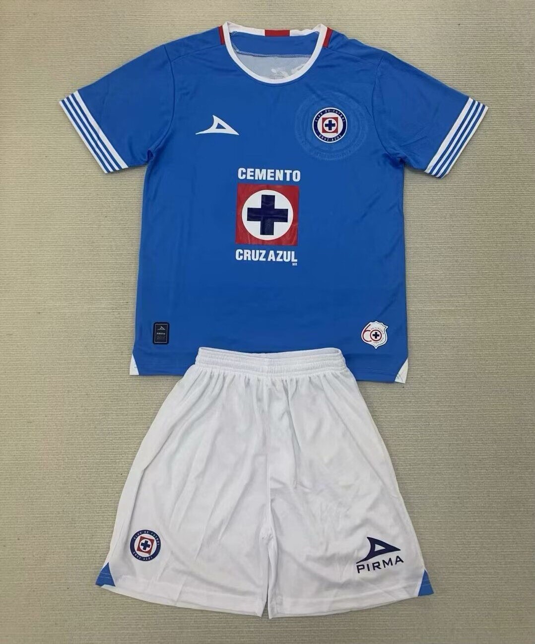 Kids-Cruz Azul 24/25 Home Soccer Jersey